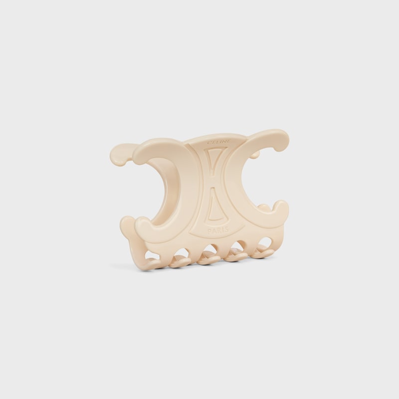 Celine XL Hair Claw in Acetate - IVORY - Event Selection - 1 | CELINE