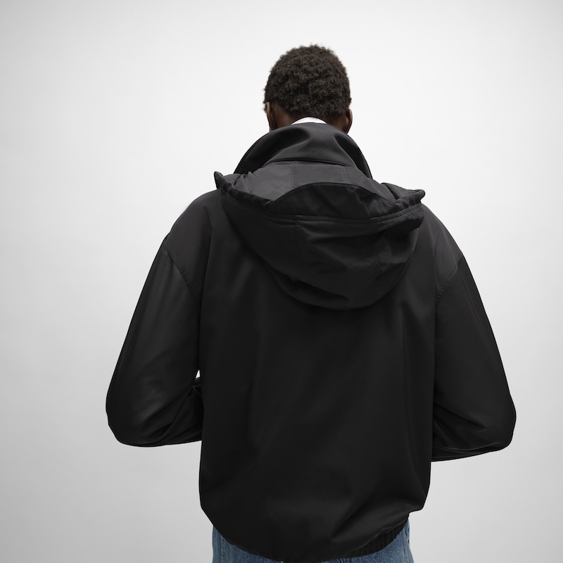 WINDBREAKER IN nylon twill - BLACK -  - 1 | CELINE