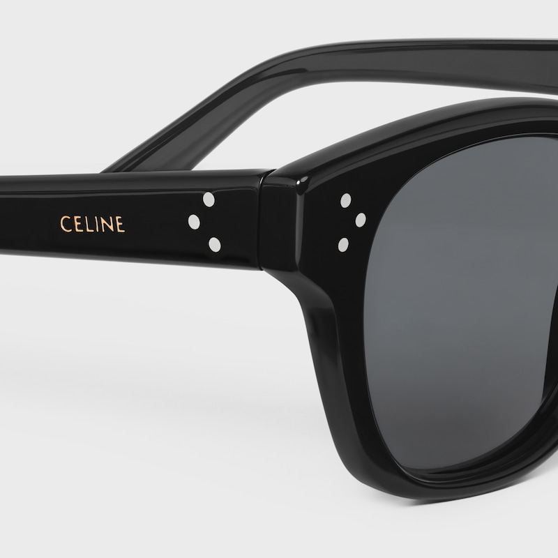 Black Frame 42 Sunglasses in Acetate - BLACK -  - 1 | CELINE