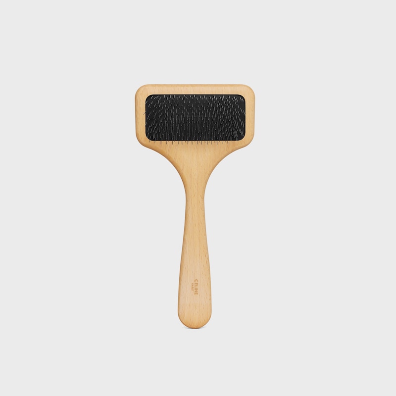 DOG BRUSH IN WOOD - NATURAL - DOG ACCESSORIES - 1 | CELINE