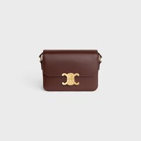 TEEN TRIOMPHE BAG IN shiny calfskin - CHESTNUT - TRIOMPHE - 1 | CELINE