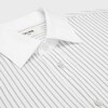 loose shirt in striped cotton poplin - BLANC/NOIR -  - 3 | CELINE