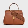 adjustable strap in wool with GOLD FINISHING - TAN - BAG CHARMS - 2 | CELINE