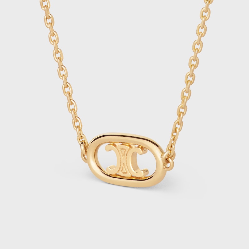 Maillon Triomphe Necklace in Yellow Gold - YELLOW GOLD - NECKLACES - 1 | CELINE