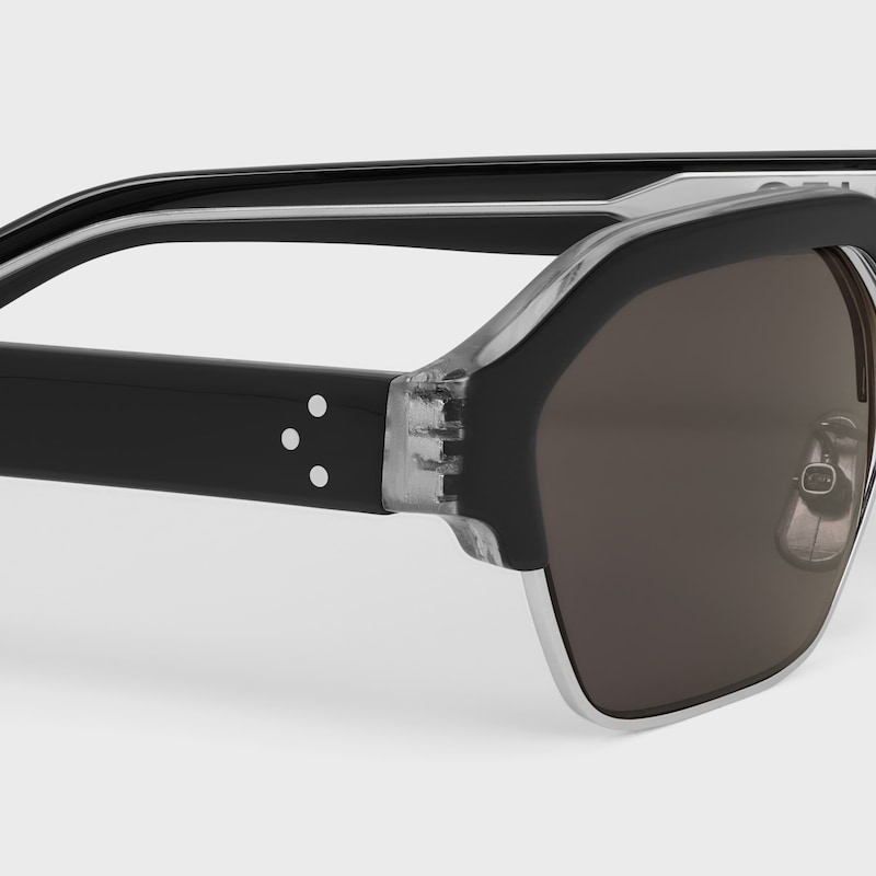 BLACK FRAME 63太阳眼镜 - 黑色/银色 -  - 1 | CELINE