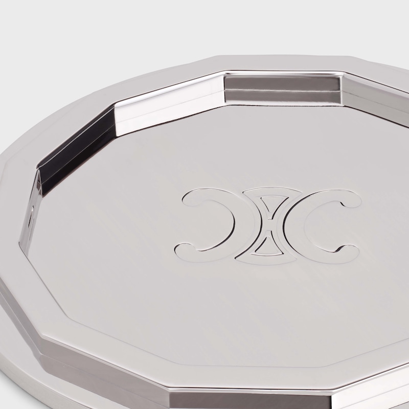 candle stand in steel - SILVER - SMALL GIFTS - 1 | CELINE