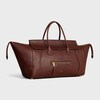 GRANDE NEW LUGGAGE IN MORBIDA PELLE DI AGNELLO LUCIDA - MARRONE SCURO - BORSE TOTE - 2 | CELINE