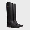 CELINE ANAIS RIDING BOOT IN CALFSKIN - BLACK -  - 2 | CELINE