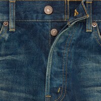 破損大理石藍牛仔布Kurt牛仔褲 - 大理石藍 -  - 1 | CELINE