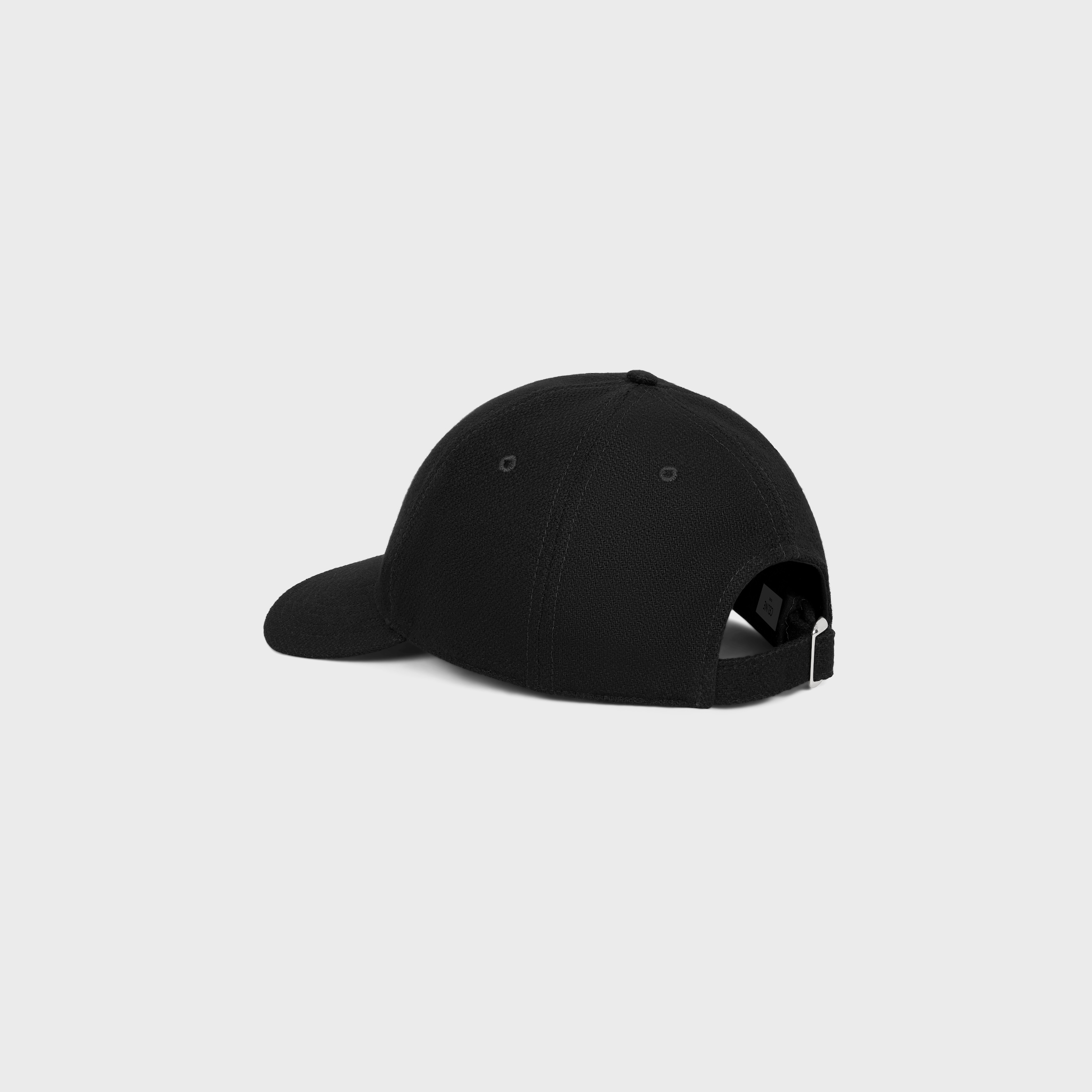 triomphe baseball cap in wool - BLACK | CELINE