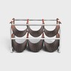 Wine rack in Triomphe Canvas and steel - TAN - HOME - 2 | CELINE