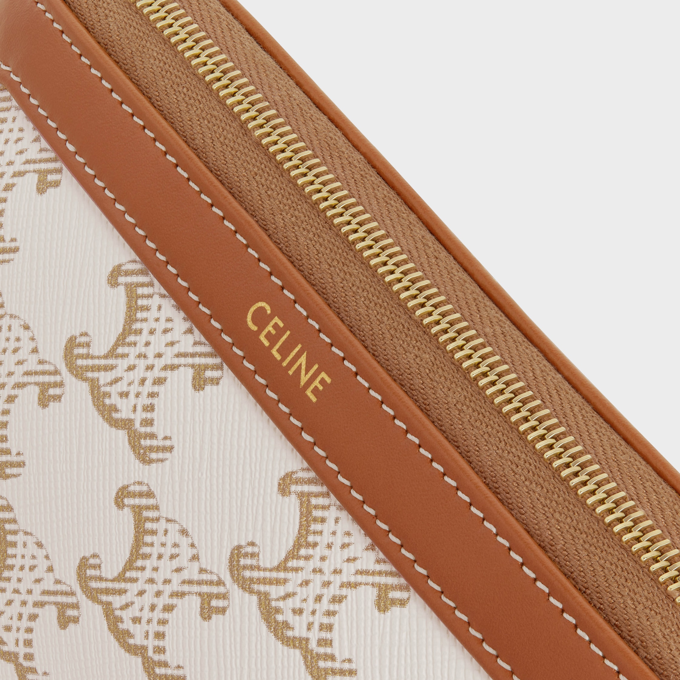 CELINE セリーヌ スモール コスメティックポーチ トリンオフ CELINE】スモール コスメティックポーチ トリオンフキャンバス