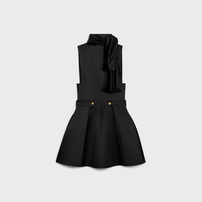 dress IN silk - BLACK -  - 1 | CELINE