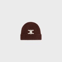 CELINE セリーヌ トリオンフ クロシェ カシミア バケットハット ネイビー 中古・古着通販】CELINE (セリーヌ) クロシェハット シームレス