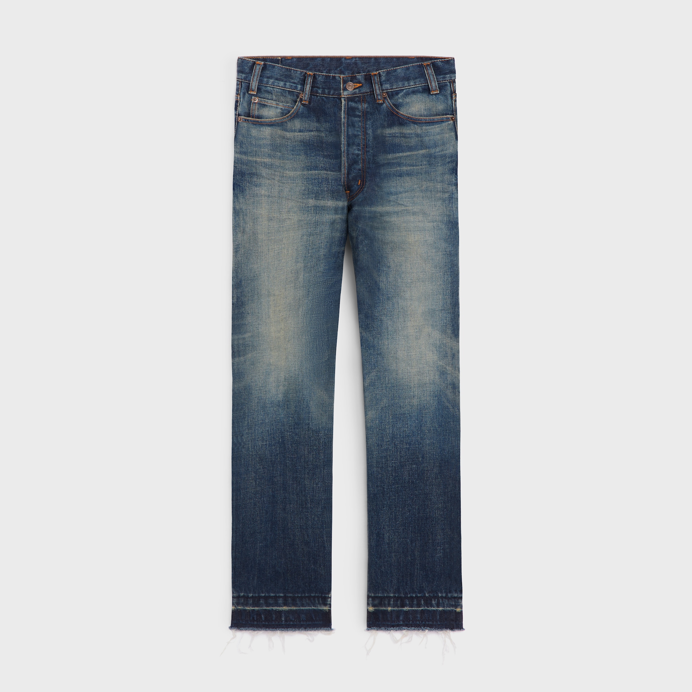 【極美品】CELINE セリーヌ　ストーンウォッシュ　ブラックテーパードデニム CELINE セリーヌ KURT JEANS カートデニム ウォッシュ加工デニム