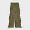 pyjama trousers IN silk satin - KAKI MILITAIRE -  - 2 | CELINE