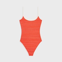 swimsuit IN striped jersey - ORANGE/NAVY/YELLOW -  - 2 | CELINE
