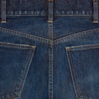 Lou深靛藍色石洗牛仔布牛仔褲 - 深靛藍色寶石 -  - 2 | CELINE