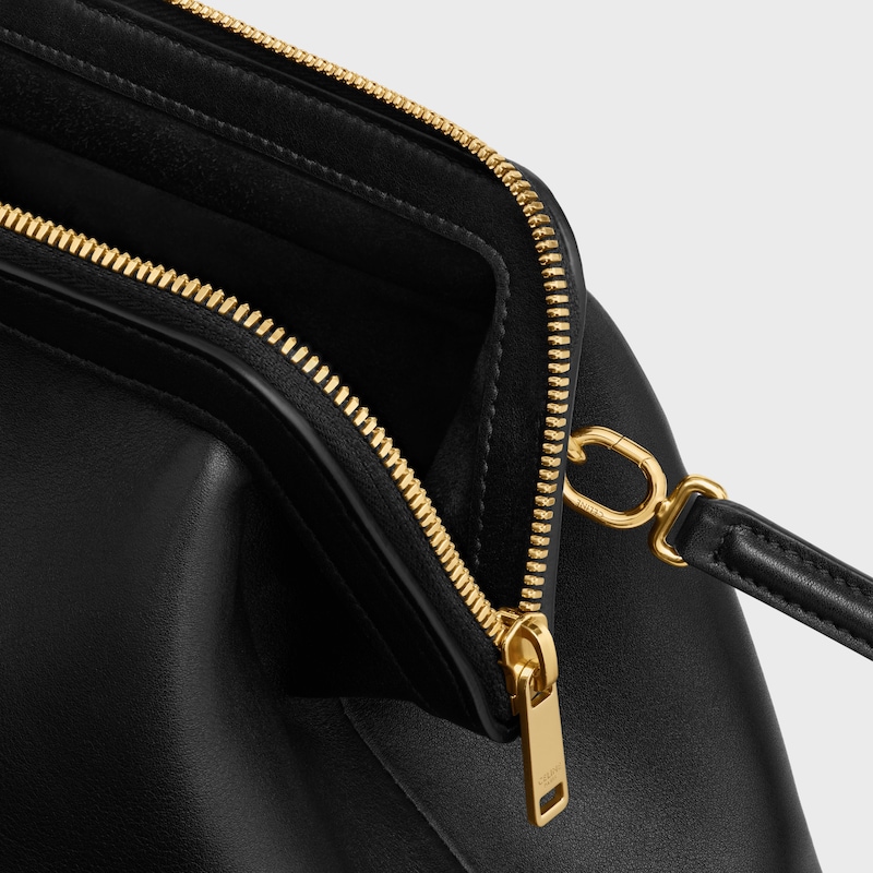 SMALL DOCTOR POUCH IN SUPPLE NATURAL CALFSKIN - BLACK - CROSS-BODY BAGS - 1 | CELINE