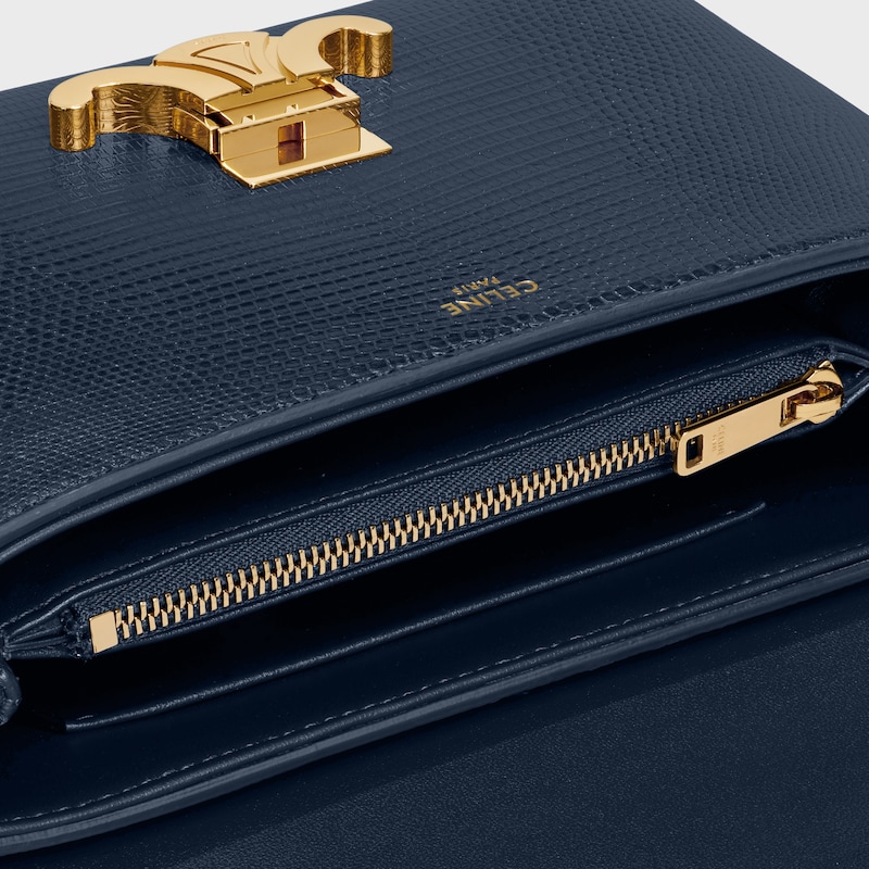 TEEN NINO BAG IN lizard - TEAL BLUE - NINO - 1 | CELINE