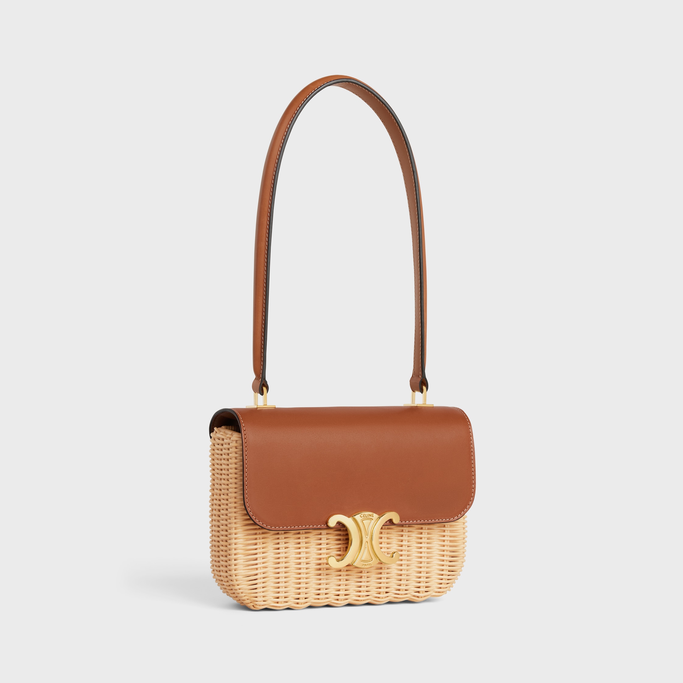 セリーヌ Celine Teen Garance Shoulder Bag TEEN GARANCE bag in PATENT CALFSKIN - BLACK | CELINE