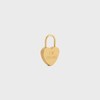 Celine Charms Heart Padlock in Brass with Gold Finish - GOLD -  - 4 | CELINE