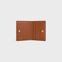 标志印花双折卡包 - 棕黄色 - 新品 - 2 | CELINE