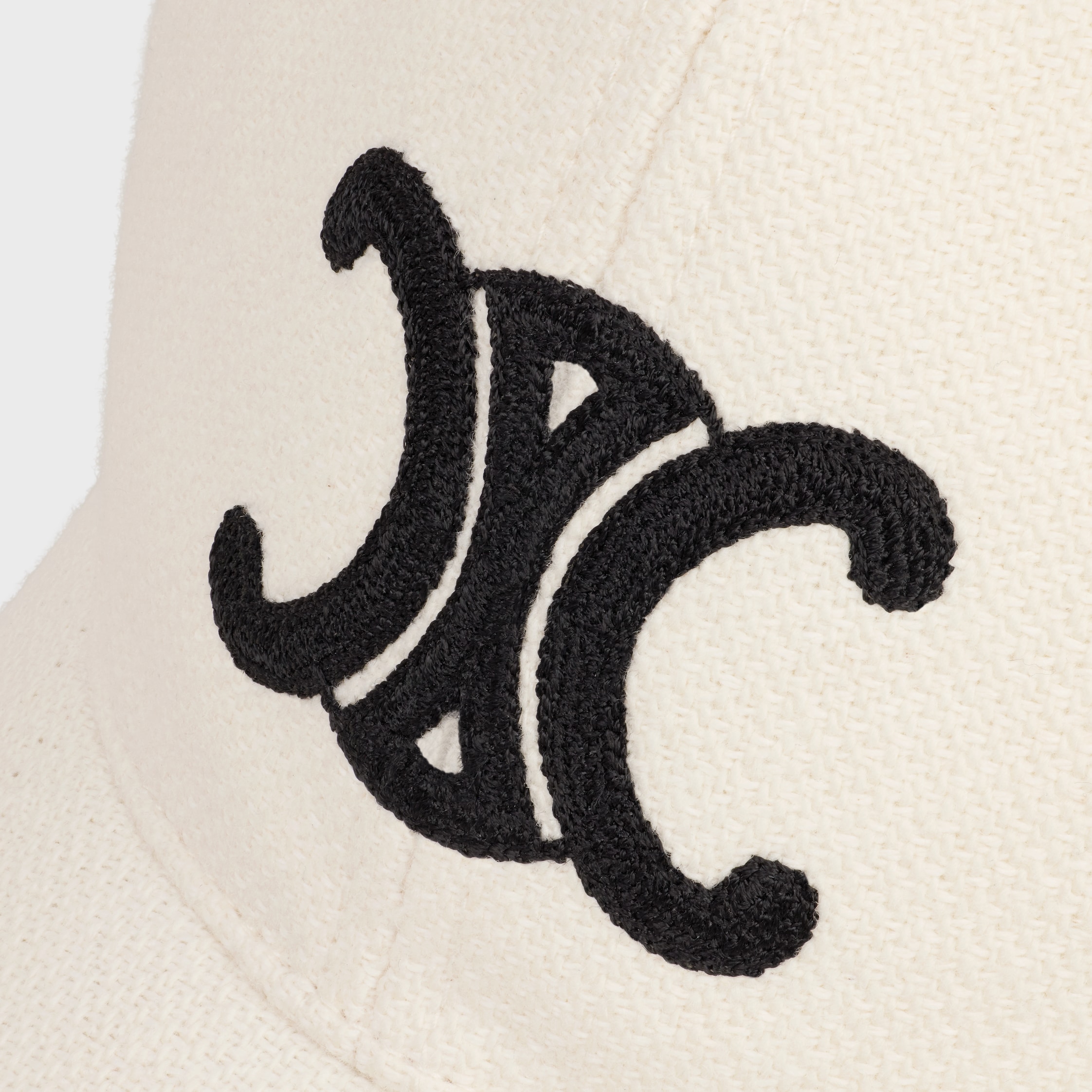 TRIOMPHE BASEBALL CAP IN WOOL - | CELINE