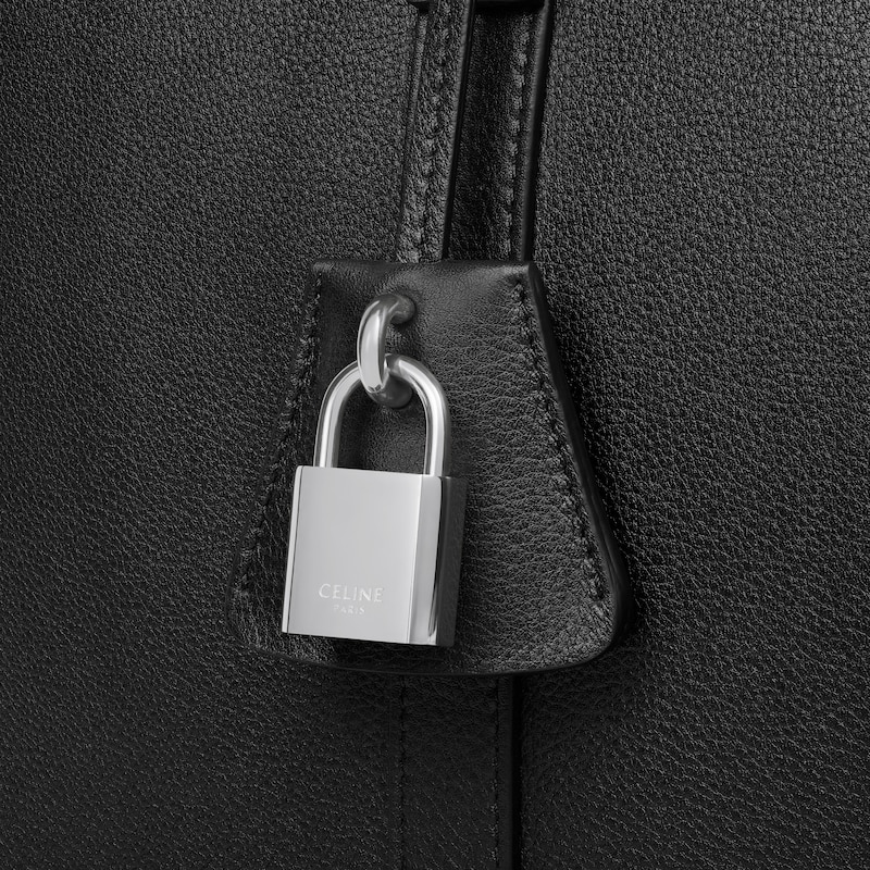 BOLSO CABAS MALAQUAIS MEDIANO DE PIEL DE BECERRO FLEXIBLE - NEGRO - BOLSOS DE TRABAJO Y DE VIAJE - 1 | CELINE