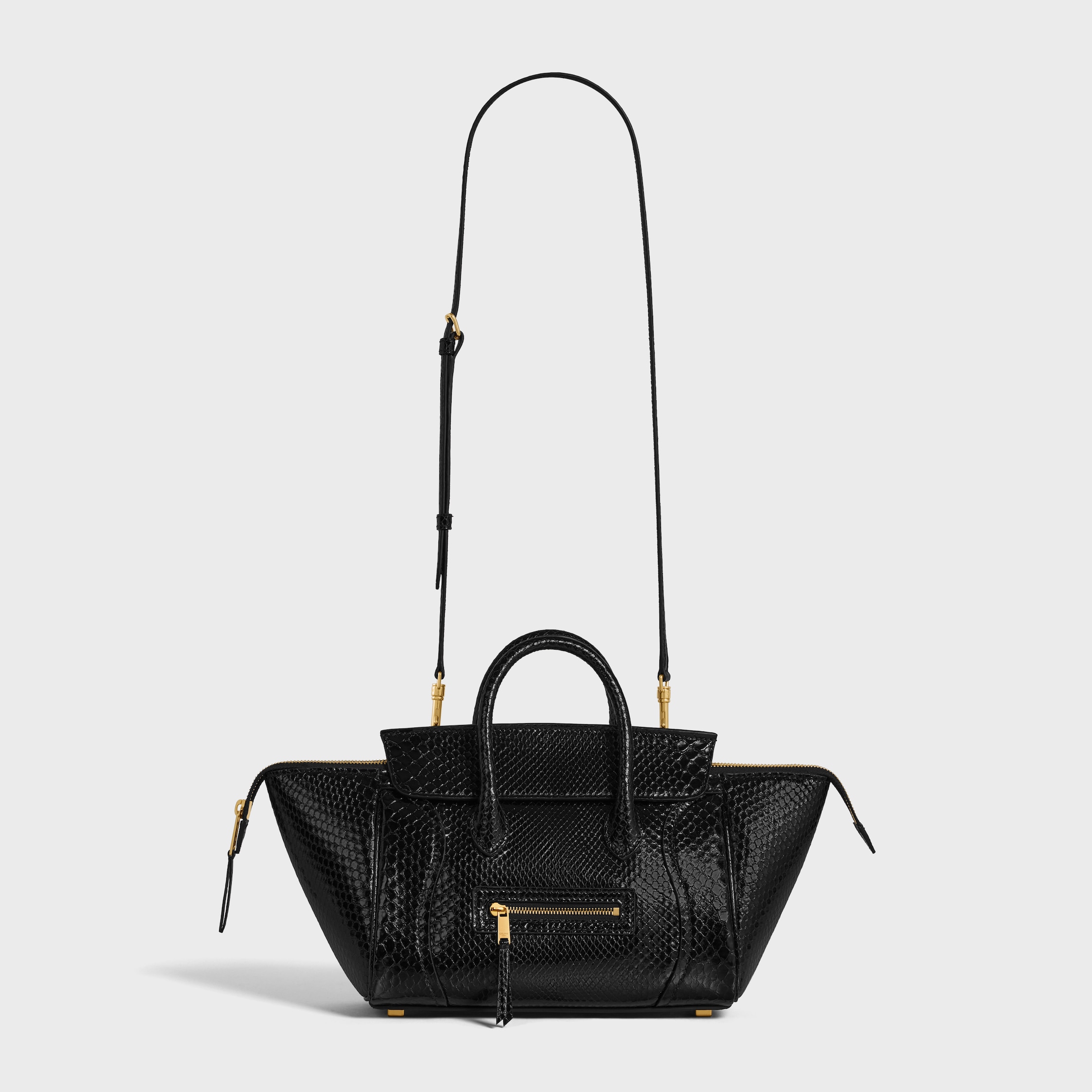 LITTLE LUGGAGE IN PYTHON - BLACK | CELINE