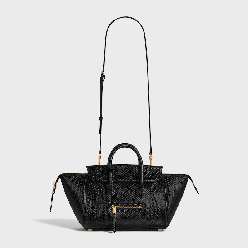LITTLE LUGGAGE IN PYTHON - BLACK - LUGGAGE - 1 | CELINE