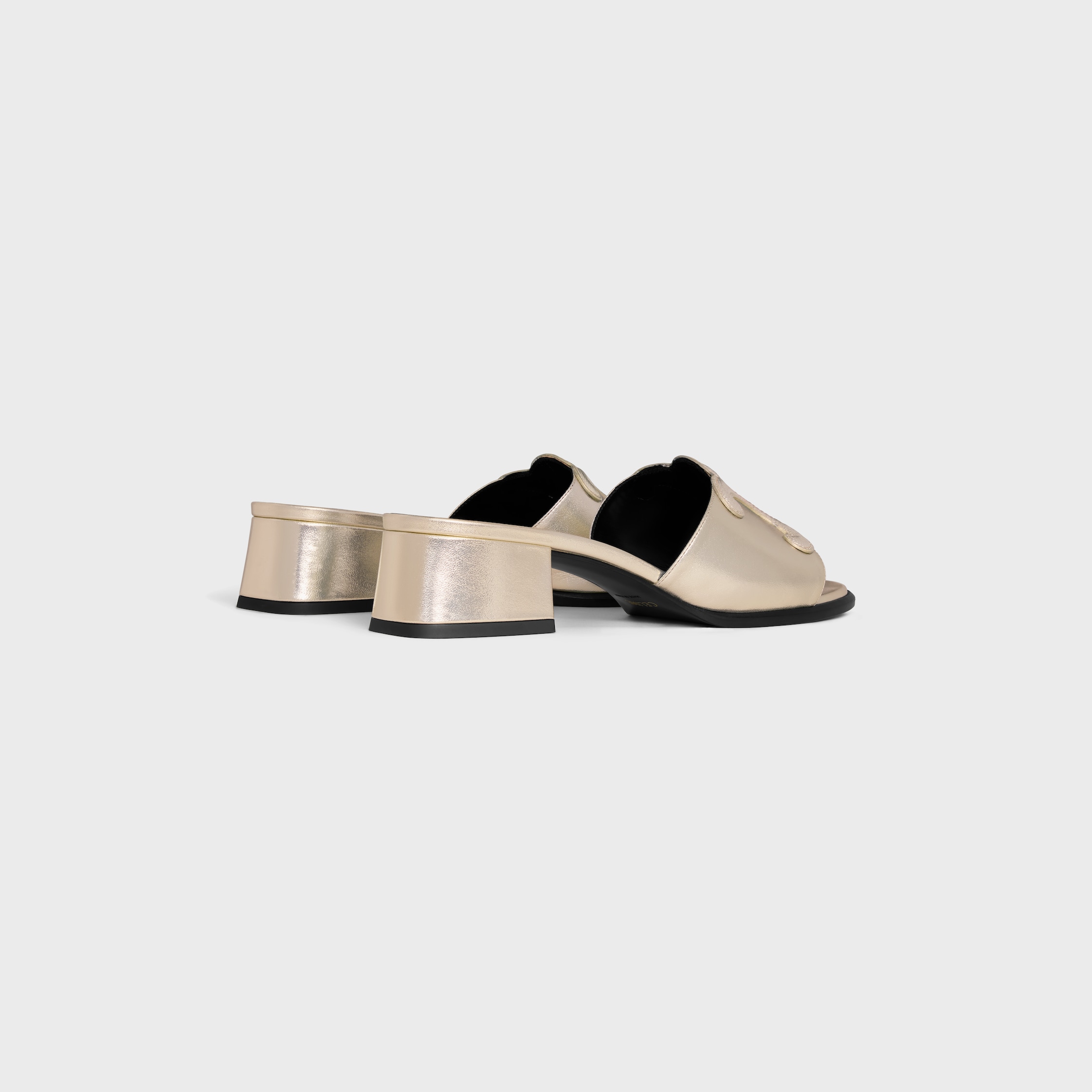 【直営・関税送料込】Celine Clemence mule Celine Clemence Mule in Natural | Lyst