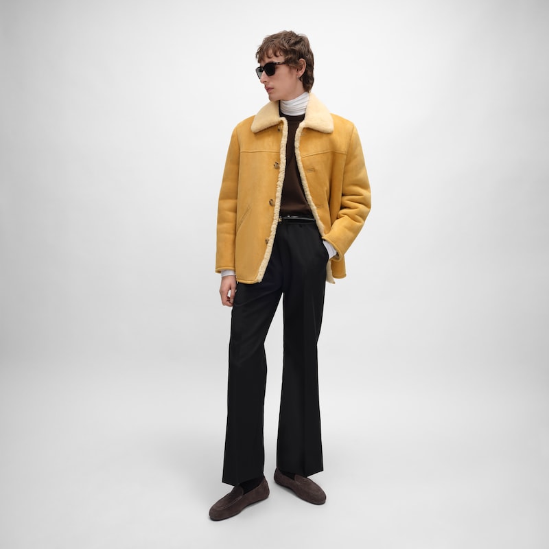 jacket IN suede - CAMEL / CREAM -  - 1 | CELINE