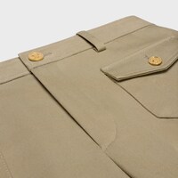 pants IN cotton gabardine - BEIGE MILITAIRE -  - 2 | CELINE