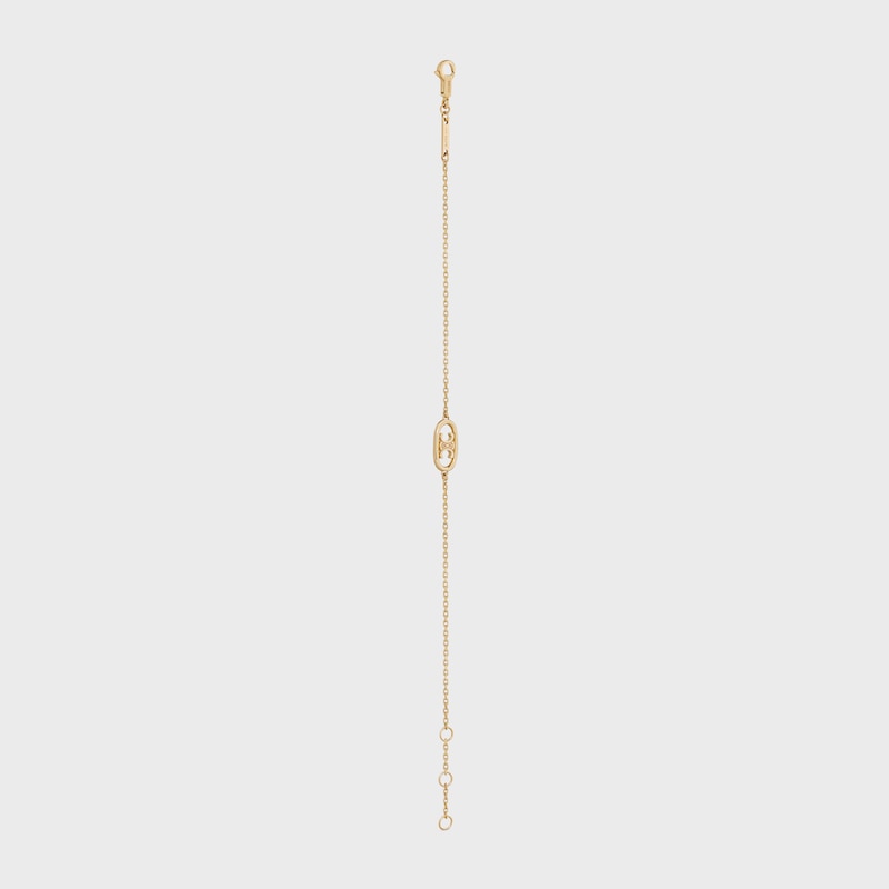Maillon Triomphe Bracelet in Yellow Gold - YELLOW GOLD -  - 1 | CELINE