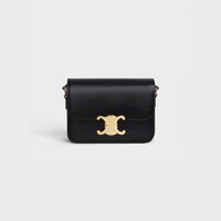 TEEN TRIOMPHE BAG IN shiny calfskin - BLACK - TRIOMPHE - 1 | CELINE