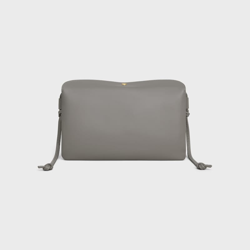 TRIO FLAP IN Smooth Lambskin - LIGHT GRAPHITE - SHOULDER BAGS - 1 | CELINE