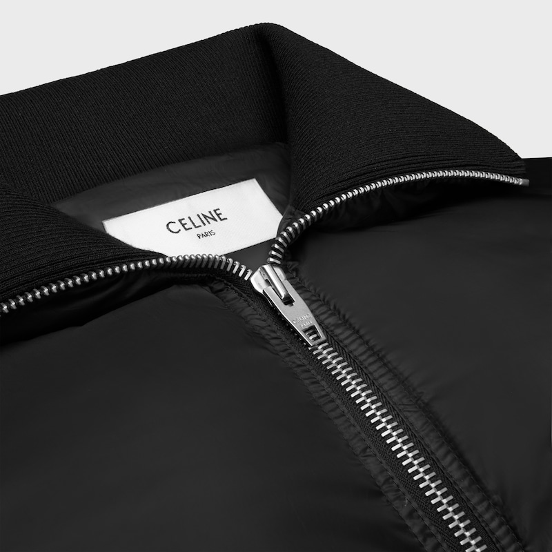 轻质长款羽绒夹克 - 黑色 -  - 1 | CELINE