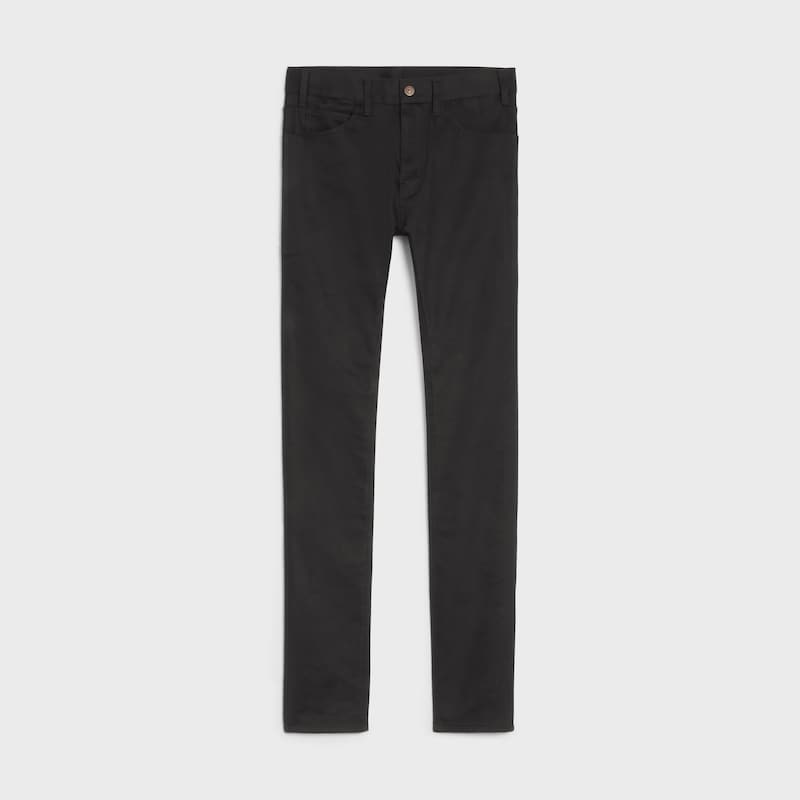 skinny jeans in vintage pure black denim - VINTAGE PURE BLACK -  - 1 | CELINE