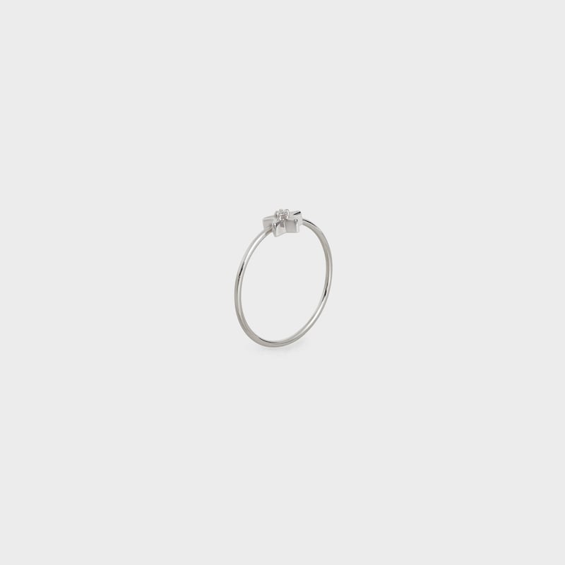Bague Etoile Celine en Or Blanc et Diamant - Or blanc -  - 1 | CELINE