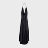 VESTIDO LINGERIE EM CREPE DE CETIM - PRETO - - 1 CELINE