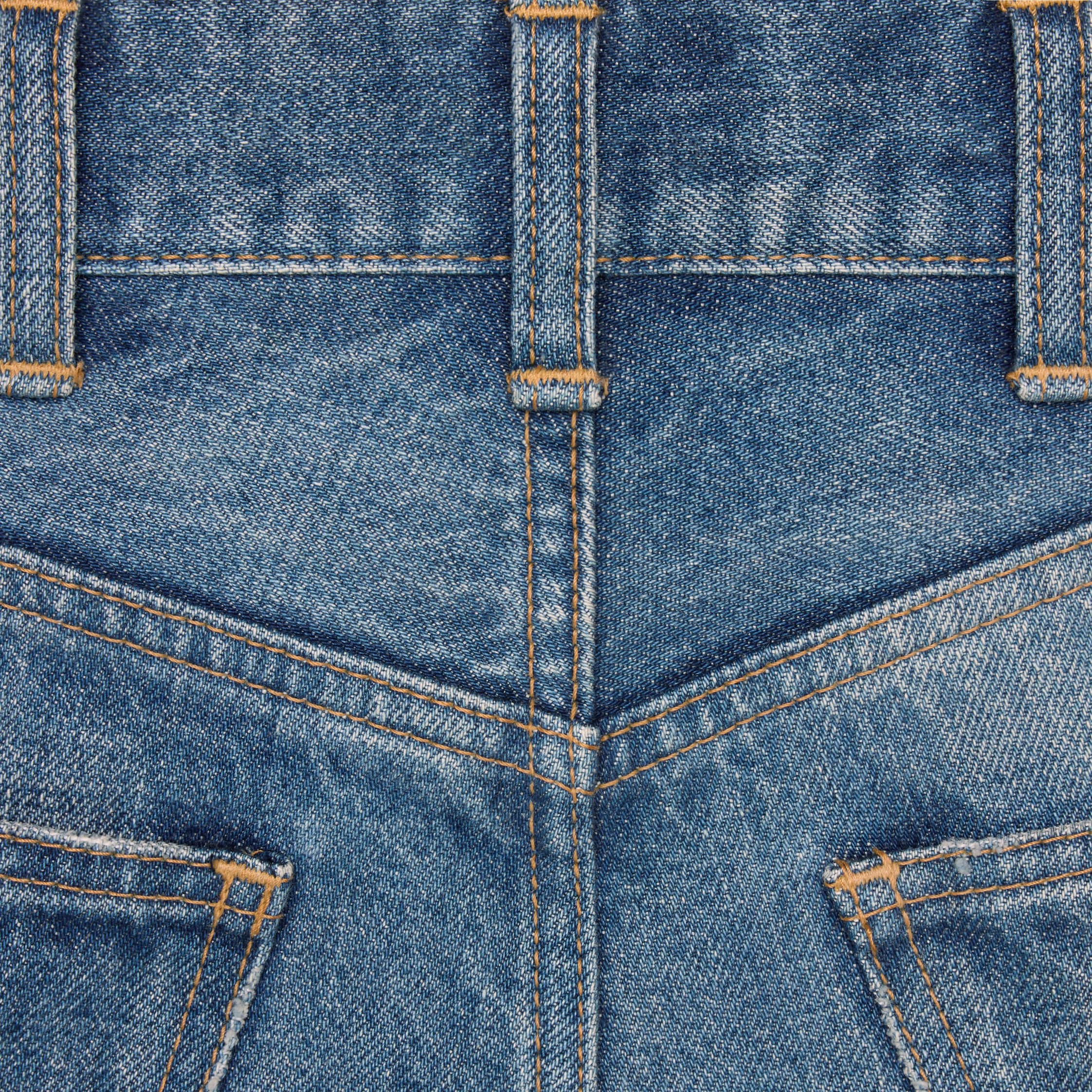flared surf jeans in union wash denim - UNION WASH | CELINE