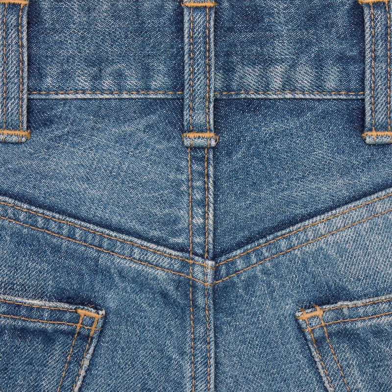 flared surf jeans in union wash denim - UNION WASH -  - 1 | CELINE