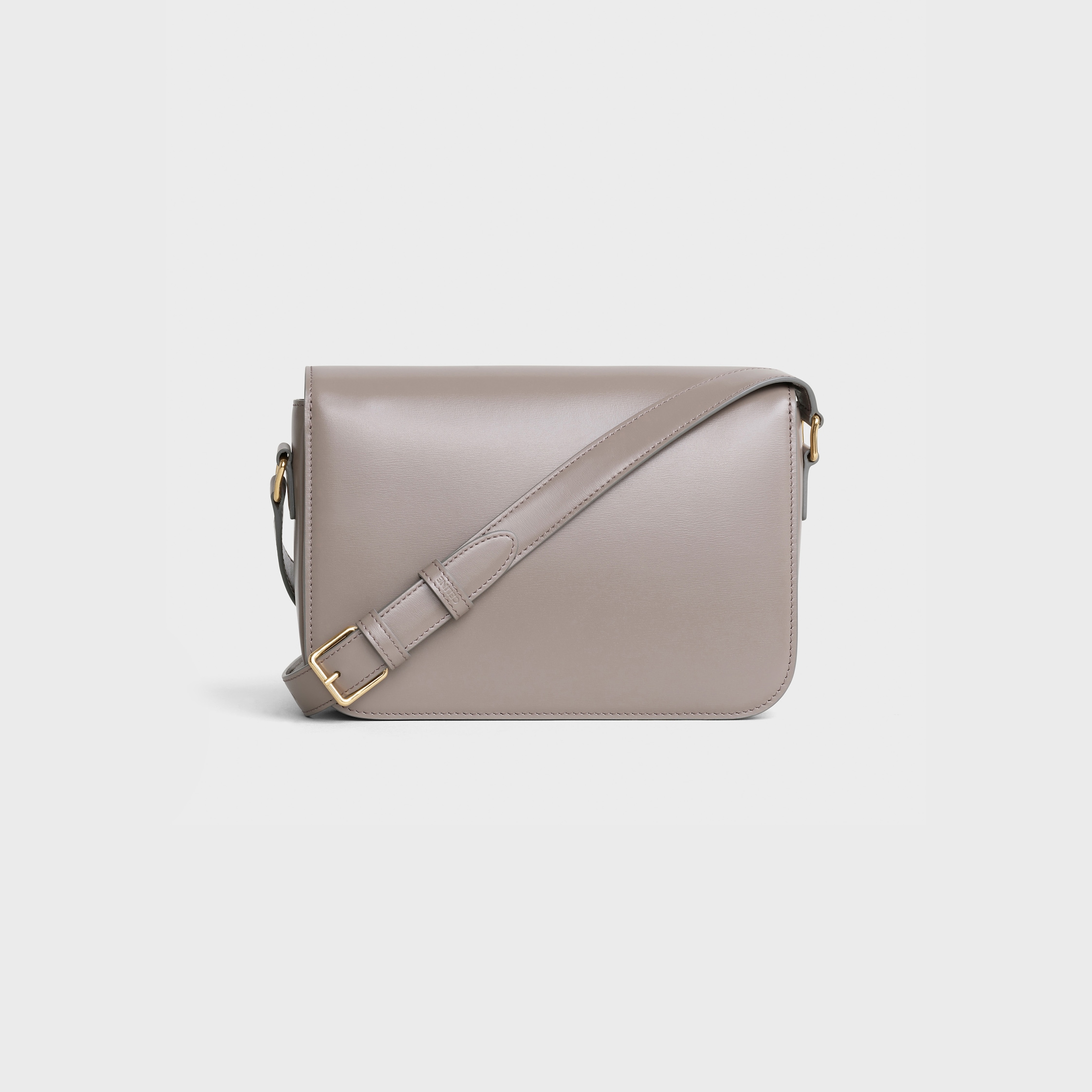 バッグ・カバンその他 CELINE CLASSIQUE TRIOMPHE BAG IN SHINY CALFSKIN CLASSIQUE TRIOMPHE BAG IN shiny calfskin - BLACK | CELINE
