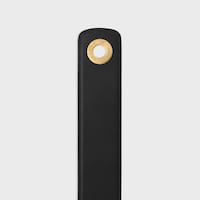 LARGE 50MM CELINE DISC BELT IN SUPPLE NATURAL CALFSKIN - BLACK -  - 2 | CELINE