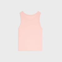 triomphe tank top IN ribbed cotton - LIGHT PEACH -  - 2 | CELINE