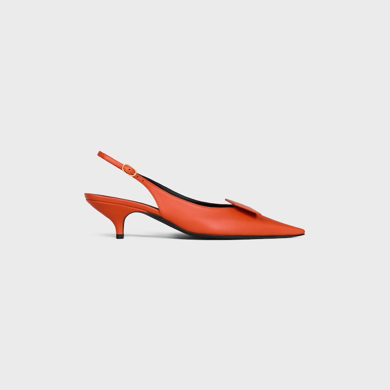 SLINGBACK SIGNATURE EN CUIR D'AGNEAU - Poppy -  - 1 | CELINE