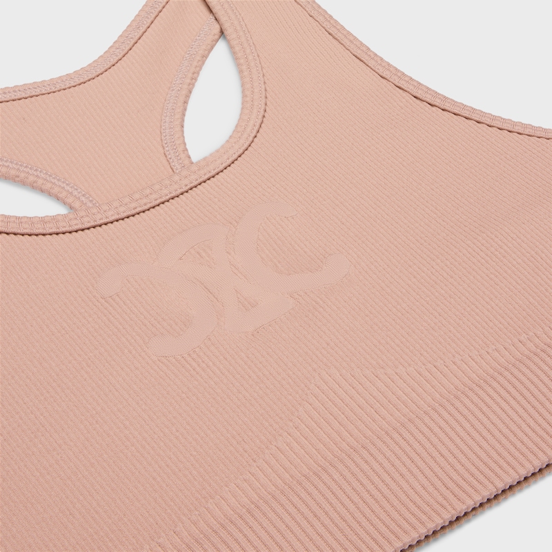 brassi&egrave;re triomphe jersey technique - Rose Givr&eacute; -  - 1 | CELINE