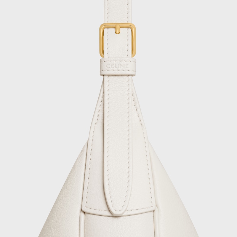 SMALL HELOÏSE BAG IN SUPPLE GRAINED CALFSKIN - RICE - MORE LINES - 1 | CELINE