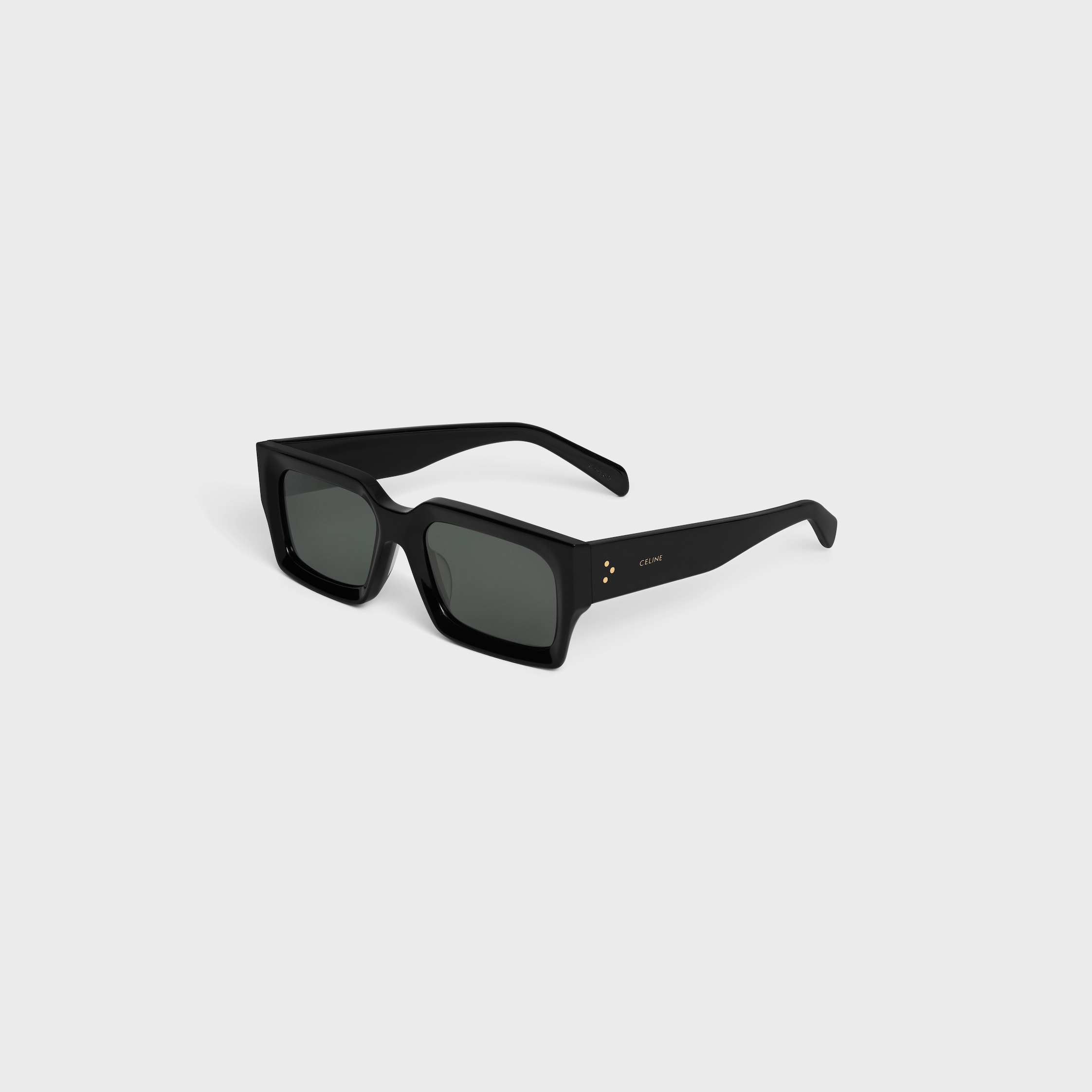 Celine Dark Frame Sunglasses Black Frame 55 Sunglasses in Acetate - BLACK | CELINE main image 2